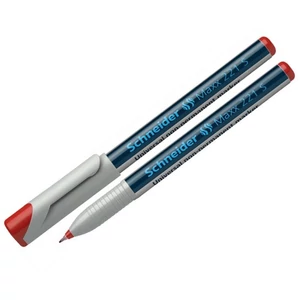 Alkoholmentes marker Schneider Maxx 220 S' 0,4mm OHP tűhegyű piros Írószerek SCHNEIDER 112502