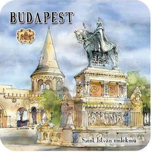 Poháralátét parafa 1db-os, Budapest