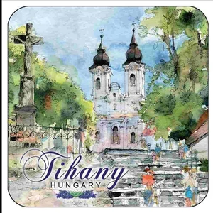Poháralátét parafa 1db-os, Tihany