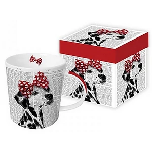 Bögre Porcelán 0,35l díszdobo Bögre teás, karácsonyi mintás Dolly porcelán