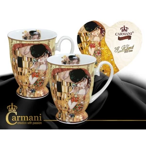 Porcelán lábasbögre szett 2db-os Klimt: Adele Kiss porcelán