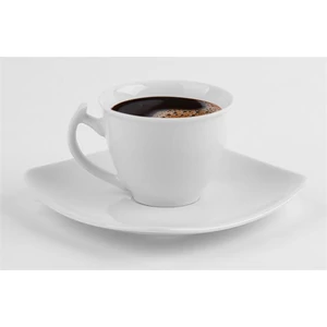 Kerámia Rotberg készlet Kávés-teáskészlet, négyszögletes, 25 cl, Quadrate, fehér, 6db/csom