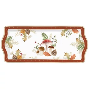 Porcelán tálca Autumn Breeze 35x15cm dobozban
