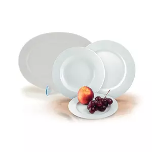 Rotberg Porcelán Desszertes tányér 19cm, fehér 6db/csom