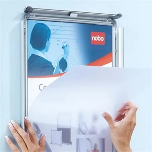 Posztertábla A2 Nobo fali, alumínium keret 