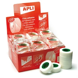 Ragasztószalag Apli Invisible átlátszó 19mmx33m