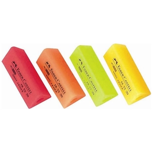 Faber-Castell ceruzafogó radír Grip ceruzafogó háromszög neon színes PV prémium minőségű termék 185220 - .13
