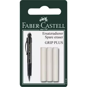 Faber-Castell radír Grip plus ceruzához 3db-os prémium minőségű termék 131598