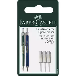 Faber-Castell radír TK-Fine ceruzához 3db-os - 131594 eraser prémium minőségű termék 131594