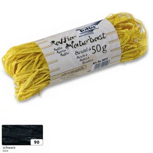 Raffia Folia csomag Natural, 50g fekete 