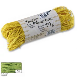 Raffia Folia csomag. Natural, 50g világos zöld 