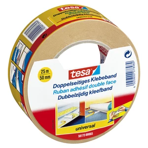 Ragasztó kétoldalú 25mx50mm TESA Universal 56172-00013-11 TESA minőségi ragasztó