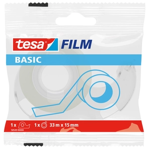 Ragasztószalag 33mx15mm+tépő TESAfilm Basic 58549 TESA minőségi ragasztó