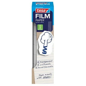 Ragasztószalag Tesa írható, papír, 19 mm x 10 m Tesafilm, átlátszó