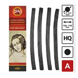 Rajzszén Gioconda 8622 Koh-I-Noor 6db/doboz természetes szén Művészeti termék