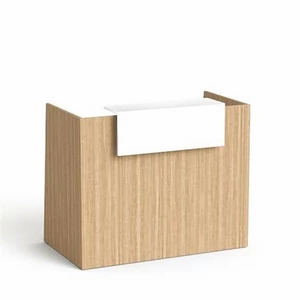 Recepciós aszta 130x64,5cm MAYAH Freedom SV-91 kőris