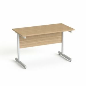 Íróasztal MAYA Íróasztal, szürke fémlábbal, 140x70 cm, Freedom SV-25", kőris