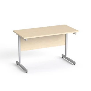 Íróasztal szürke fémlábbal 120x70cm MAYAH Freedom SV-25 juhar
