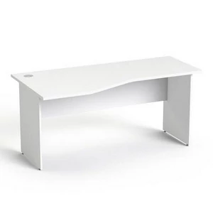 Íróasztal íves baloslaplábbal 160x80cm MAYAH Freedom SV-24 fehér