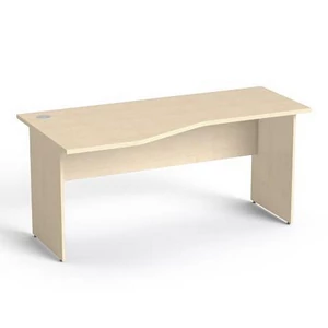 Íróasztal íves baloslaplábbal 160x80cm MAYAH Freedom SV-24 juhar