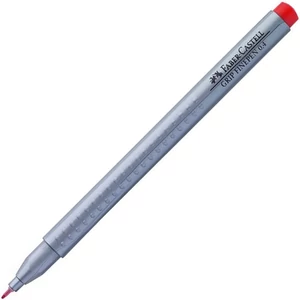 Faber-Castell tűfilc 0,4mm Grip piros rostiron 151621