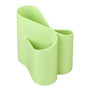 Írószertartó asztali ICO LUX v.zöld rekeszes írószertartó, asztali írószerta