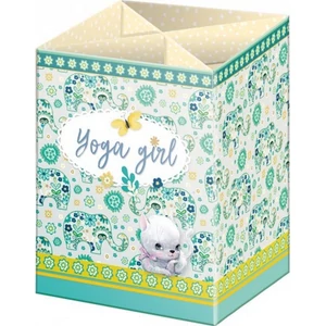 Írószertartó asztali osztott Yoga girl 1923-0311