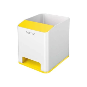 Írószertartó Leitz WOW kettős színhatású fehér-sárga E53631016
