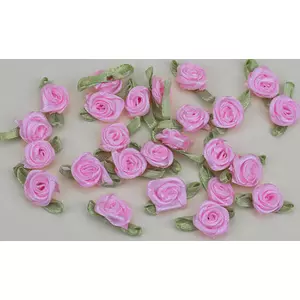 Rózsafej szatén színes intenzív pink (25db/csomag)