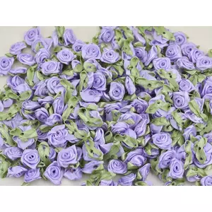Rózsafej szatén színes v.lila (25db/csomag)
