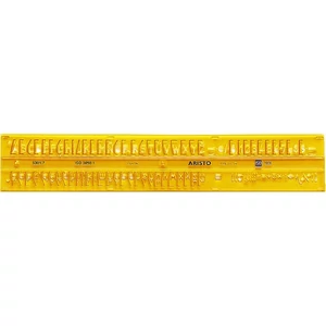 Sablon Aristo Sablon betű - H-PROFIL,5, 0 mm, UPR. ISO 3098-1 / Din-6776, Schriftform B
