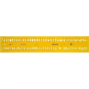 Sablon Aristo Sablon betű - H-PROFIL, 7, 0 mm, UPR. ISO 3098-1 / Din-6776, Schriftform B