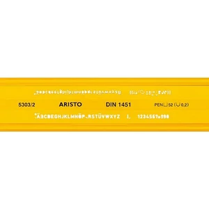 Sablon Aristo Sablon betű - ROMAN 2, 0 mm DIN-1451/4, H-PROFIL, BOLD TYPE
