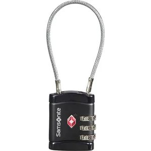Samsonite biztonsági lakat Travell Accessor cablelock 3 dial tsa 121296/1041 Fekete