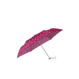 Samsonite esernyő Alu Drop S 3 Sect. Manual Flat 22' 108962/9684-Violet Pink Polka Dots