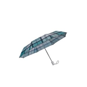 Samsonite esernyő Alu Drop S Safe 3 Sect. Auto O/C 108966/A025-Petrol Green Check