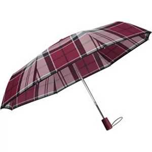 Samsonite esernyő Alu Drop S Safe 3 Sect. Auto O/C Garnet 108966/A465-Red Check