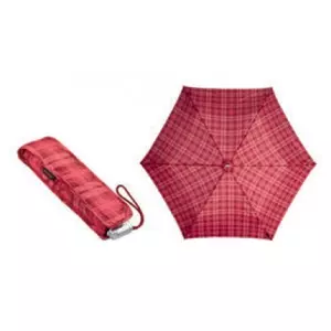 Samsonite esernyő mini női Alu Pattern 23x94,5 0,18kg Manuális 45509/4320 piros skótkockás