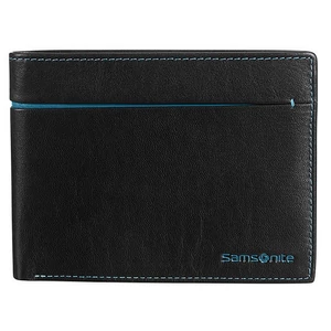 Samsonite pénztárca férfi bőr S-PECIAL SLG 13x9,7x1 60616/4288 fekete/zöld