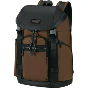 Samsonite utazótáska Relyon Backpack M 15.6"+Flap 153267/1139-Brown