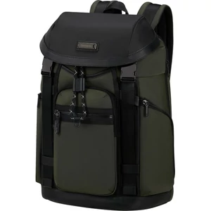 Samsonite utazótáska Relyon Backpack M 15.6"+Flap 153267/1388-Green