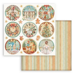 Scrapbooking kétoldalas The Nutcracker rounds