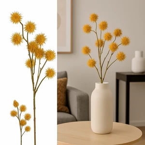 Selyemvirág - művirág 81cm Liquidamber creme L20x15x81CM 797603 SDDST53