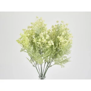 Selyemvirág - művirág csokor Hamvas bogyós bokor fehér 30cm