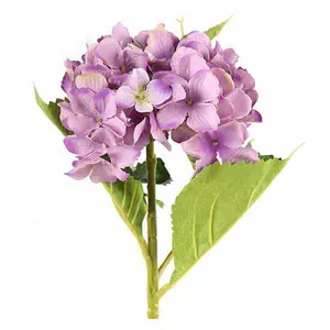 Selyemvirág - művirág hortenzi Hydrangea purple 46cm Holland