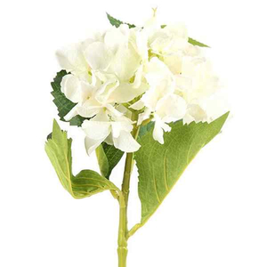 Selyemvirág - művirág hortenzi Hydrangea white 48cm Holland