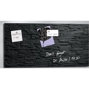 Mágneses üvegtábla SIGEL Artverum 46x91cm pala mintázat Prezentáció SIGEL GL149