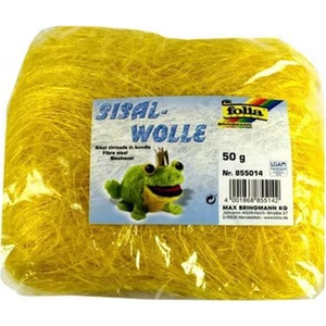 Sisal Folia gyapjú 50g banán sárga 