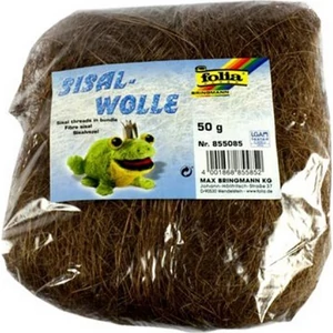 Sisal Folia gyapjú 50g csokoládé barna 