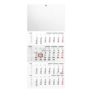 Speditőrnaptár 2025 T079 1 tömbös 4 havi üres fejrész Reklámfelület: 315x480 mm